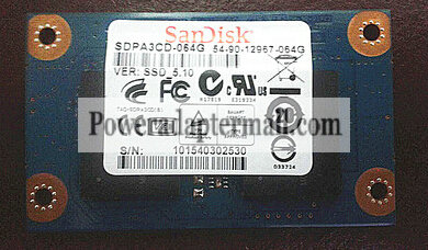 NEW Sandisk SDPA3CD-064G SSD 64GB ZIF For Sony X11 UX50 laptop